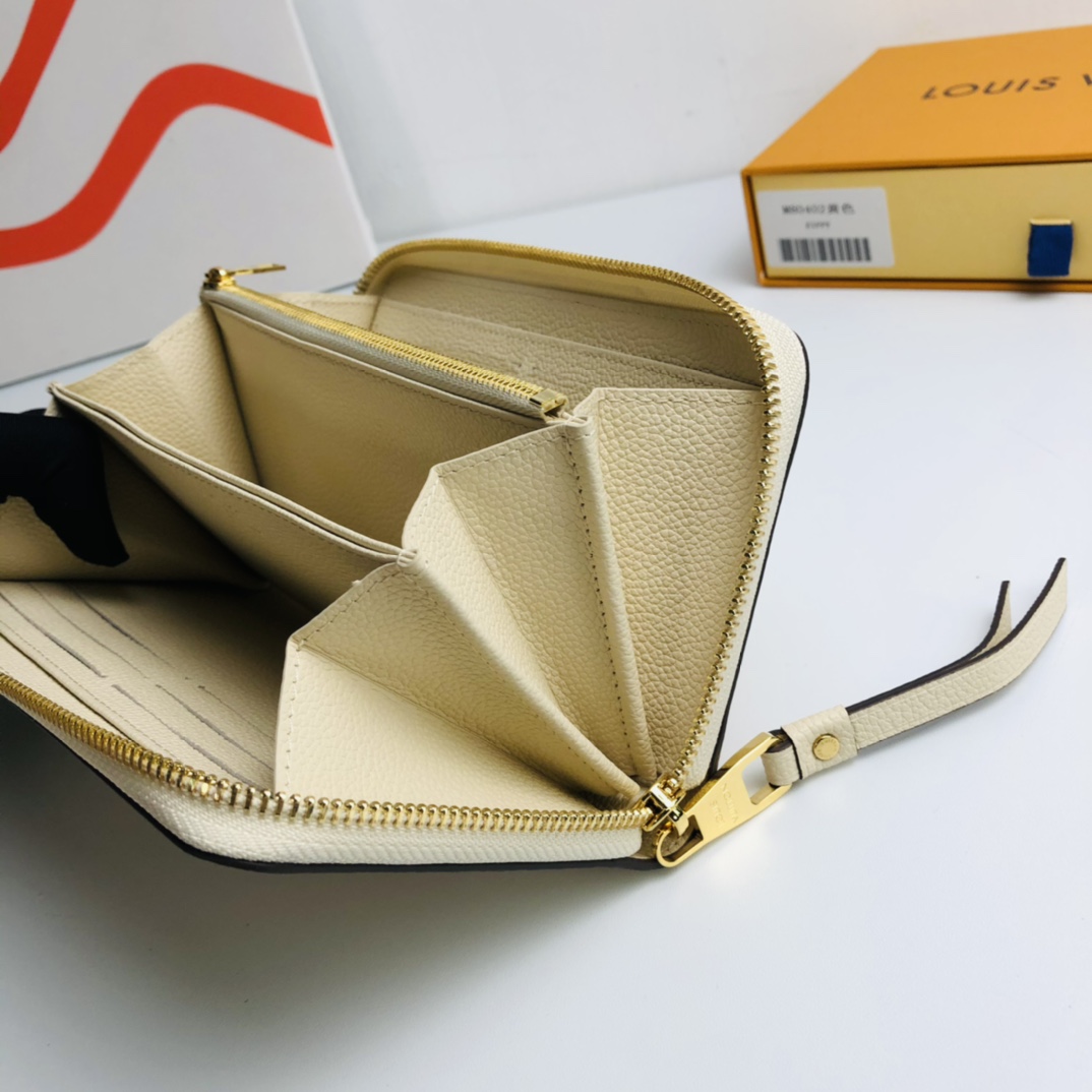 Louis Vuitton Pool Zip Around Wallet - Apricot 11031 - Image 2