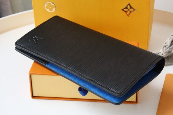 Louis Vuitton Brazza Wallet - Black 60207 - Image 4
