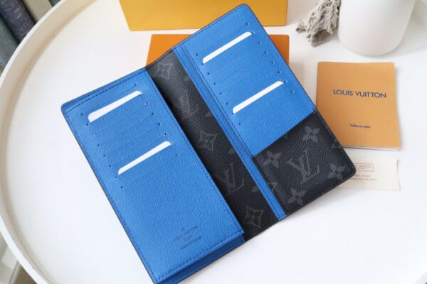 Louis Vuitton Brazza Wallet - Black 60207 - Image 3