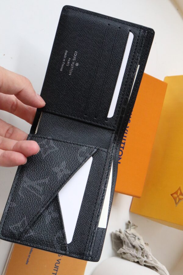 Louis Vuitton Multiple Wallet - Black 60489 - Image 3