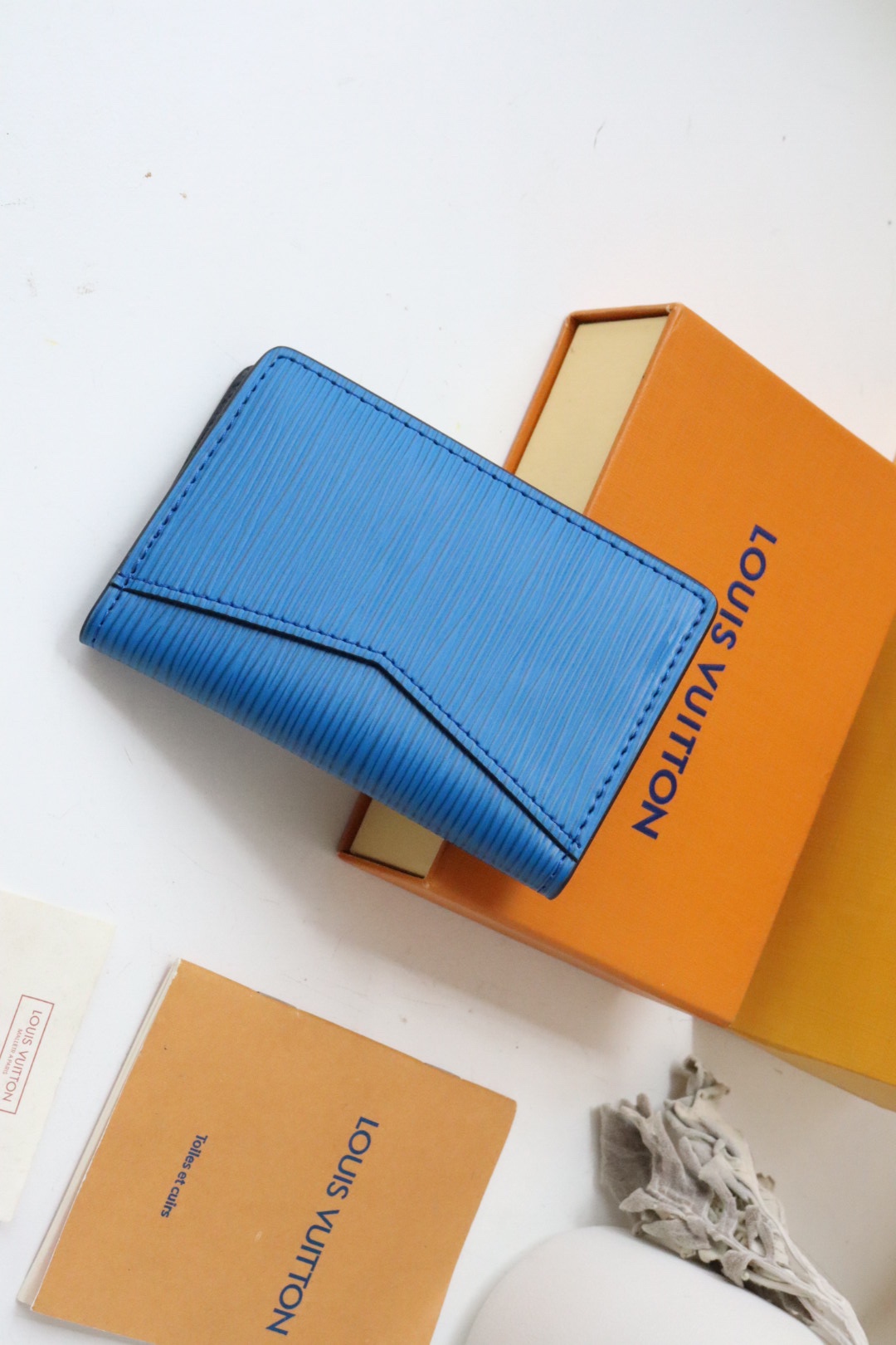 Louis Vuitton Pocket Universal Wallet - Blue 34405 - Image 5