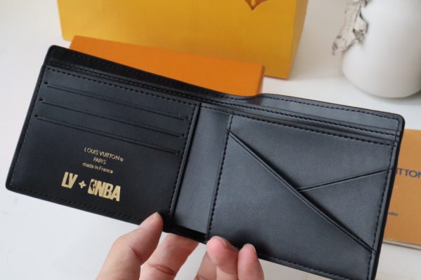 Louis Vuitton LVXNBA Multiple Wallet - Black 76253 - Image 3