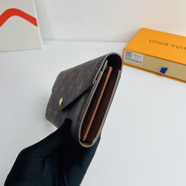 Louis Vuitton Monogram Canvas Envelope Wallet - Brown 69024 - Image 5