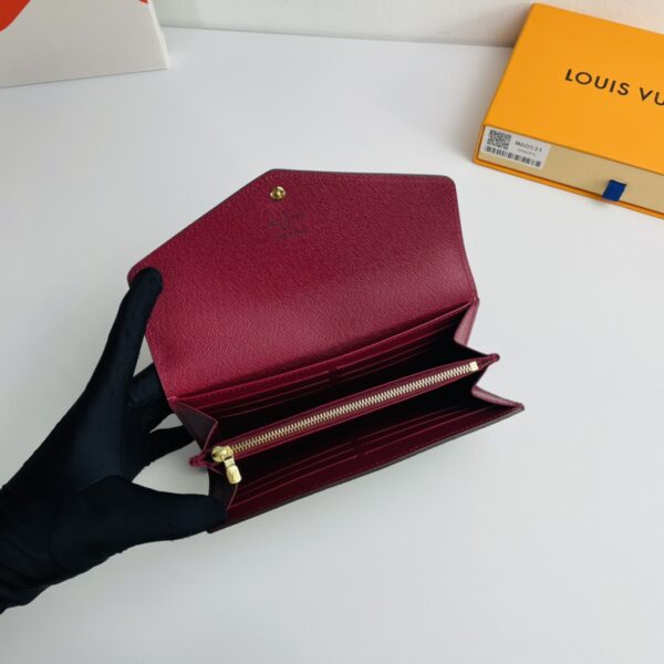 Louis Vuitton Monogram Canvas Envelope Wallet - Purple 12310 - Image 2