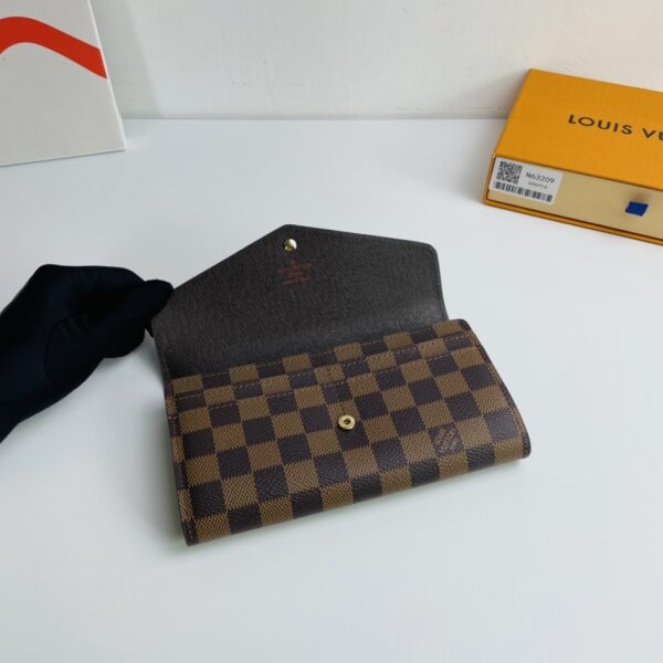 Louis Vuitton Damier Azur Sarah Envelope Wallet 99978 - Image 3