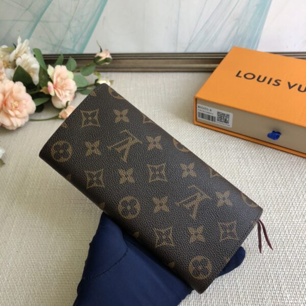 Louis Vuitton Doudou Emilie Wallet - Purple Red 66399 - Image 4