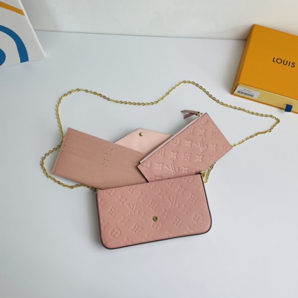 Louis Vuitton Pochette Félicie Chain Bag - Pink 79266 - Image 3