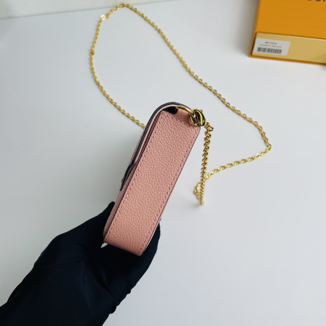 Louis Vuitton Pochette Félicie Chain Bag - Pink 79266 - Image 4