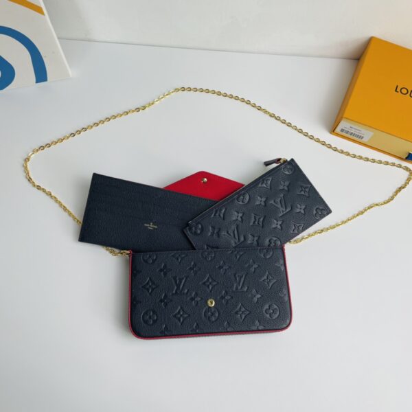 Louis Vuitton Pochette Félicie Chain Bag - Black 17962 - Image 3