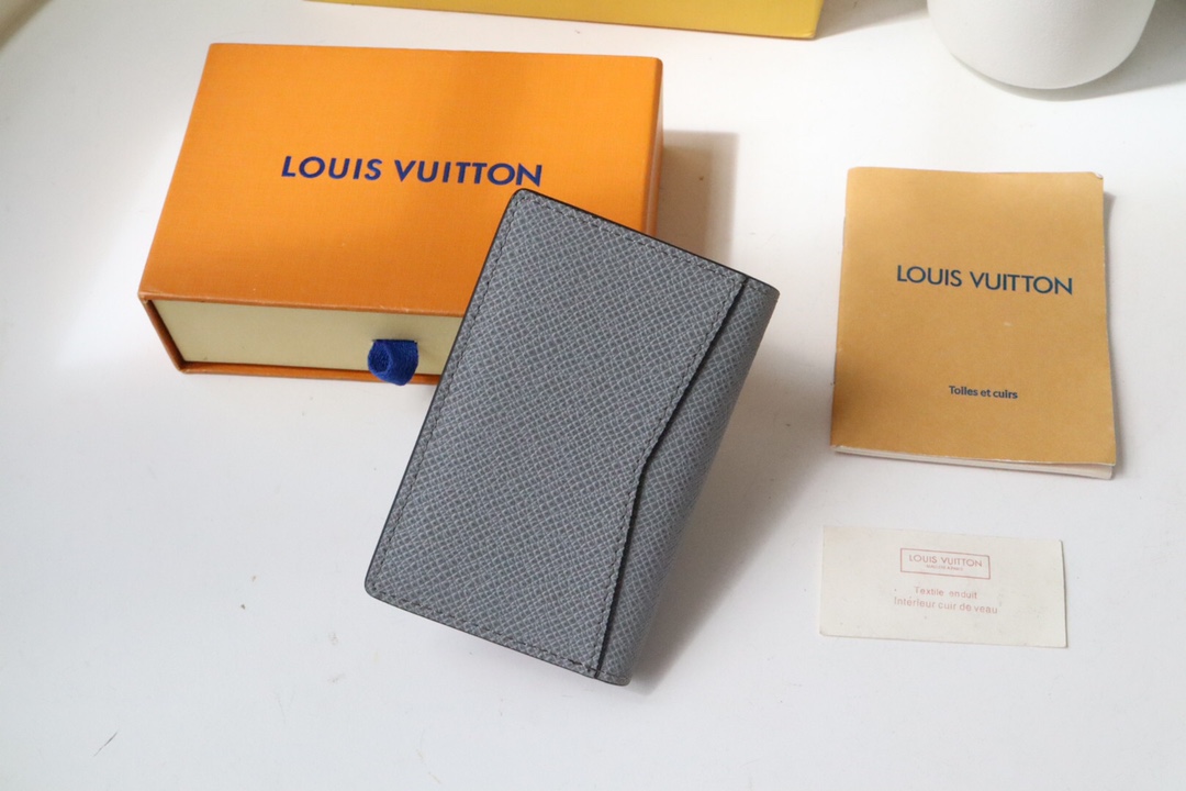 Louis Vuitton Pocket Wallet - Gray 96307 - Image 5