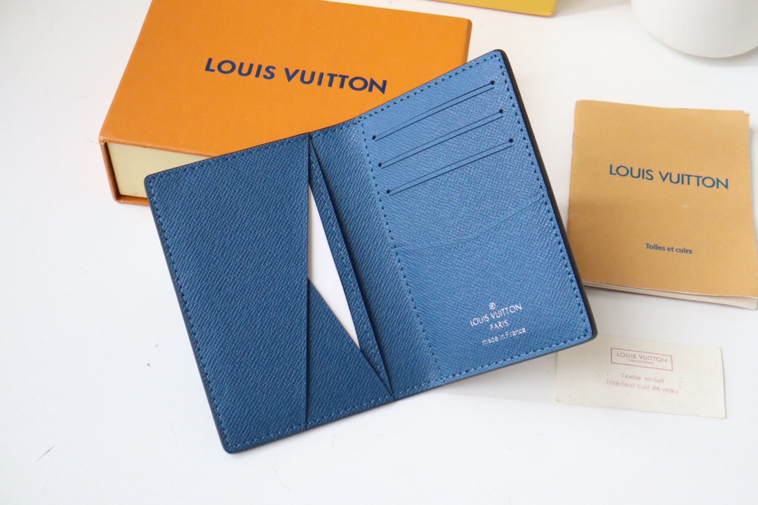 Louis Vuitton Pocket Wallet - Black 45772 - Image 2