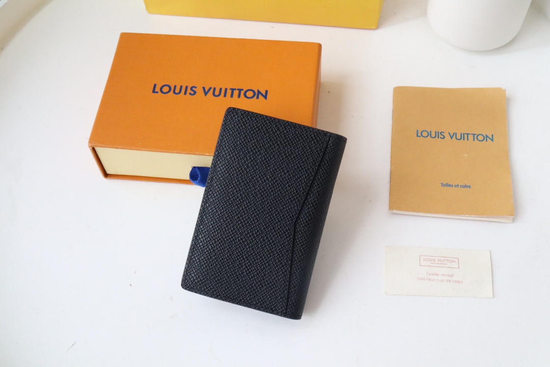Louis Vuitton Pocket Wallet - Black 45772 - Image 5