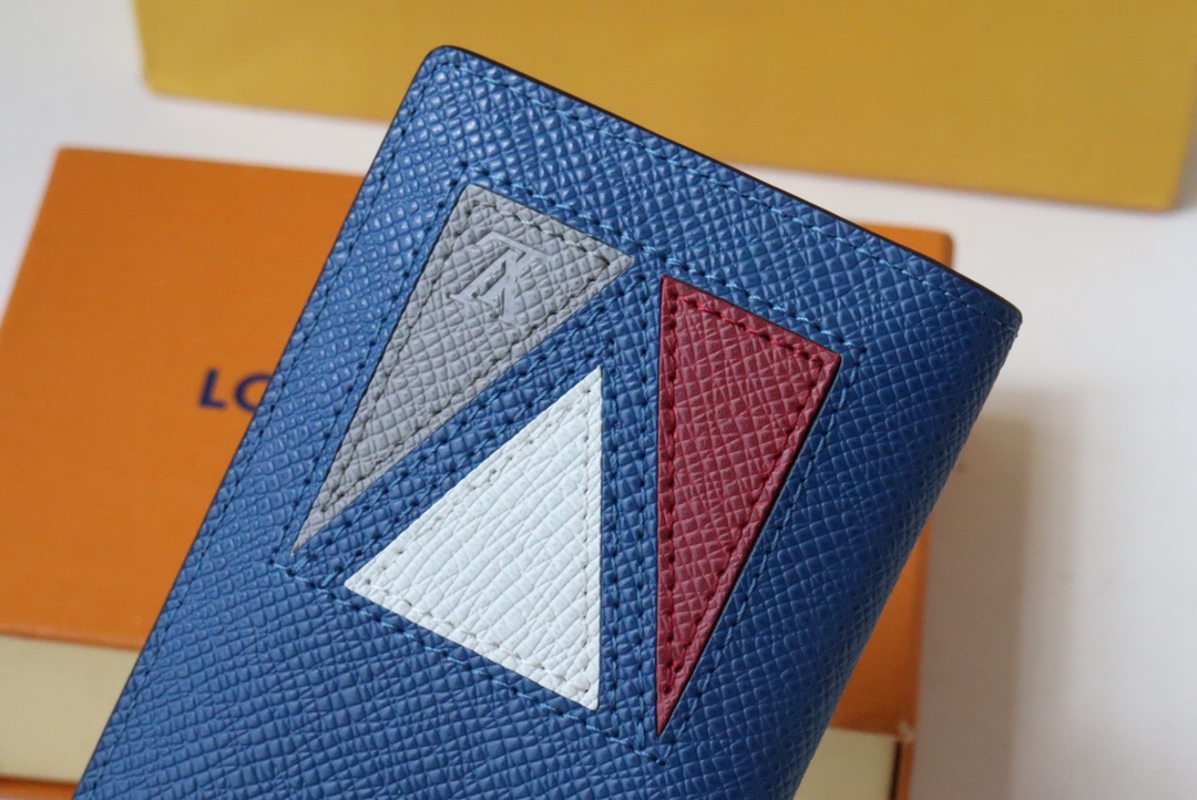 Louis Vuitton Pocket Wallet - Blue 70851 - Image 3