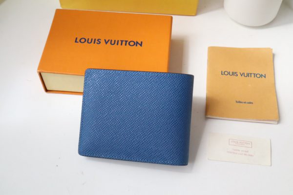 Louis Vuitton Multiple Wallet - Blue 38874 - Image 5