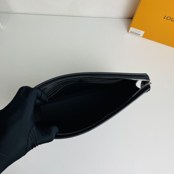 Louis Vuitton Pochette Voyage Medium Clutch - Black 99252 - Image 3