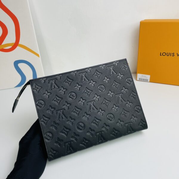 Louis Vuitton Pochette Voyage Medium Handbag - Black 24812 - Image 5