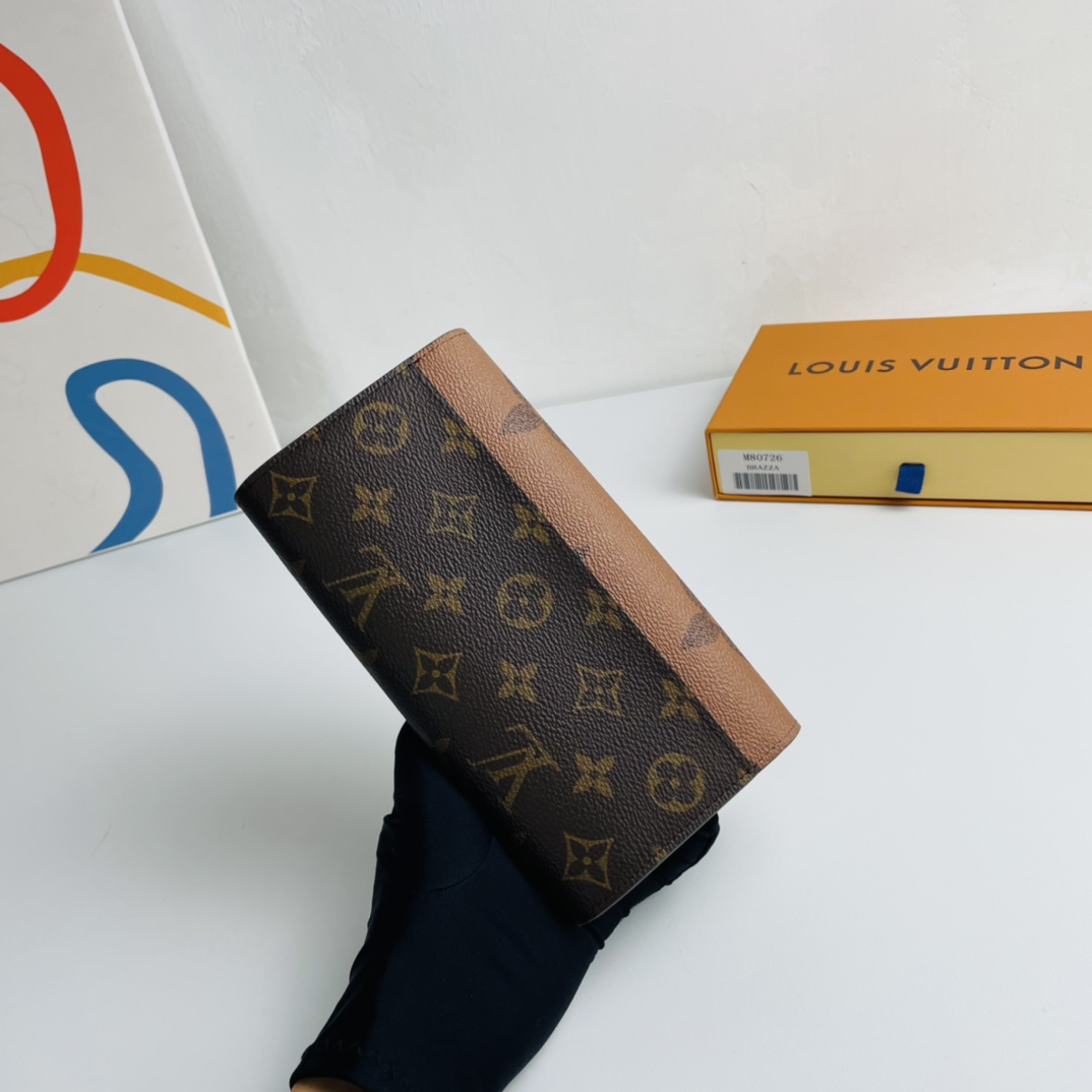 Louis Vuitton Monogram Sarah Wallet - Brown 77641 - Image 5