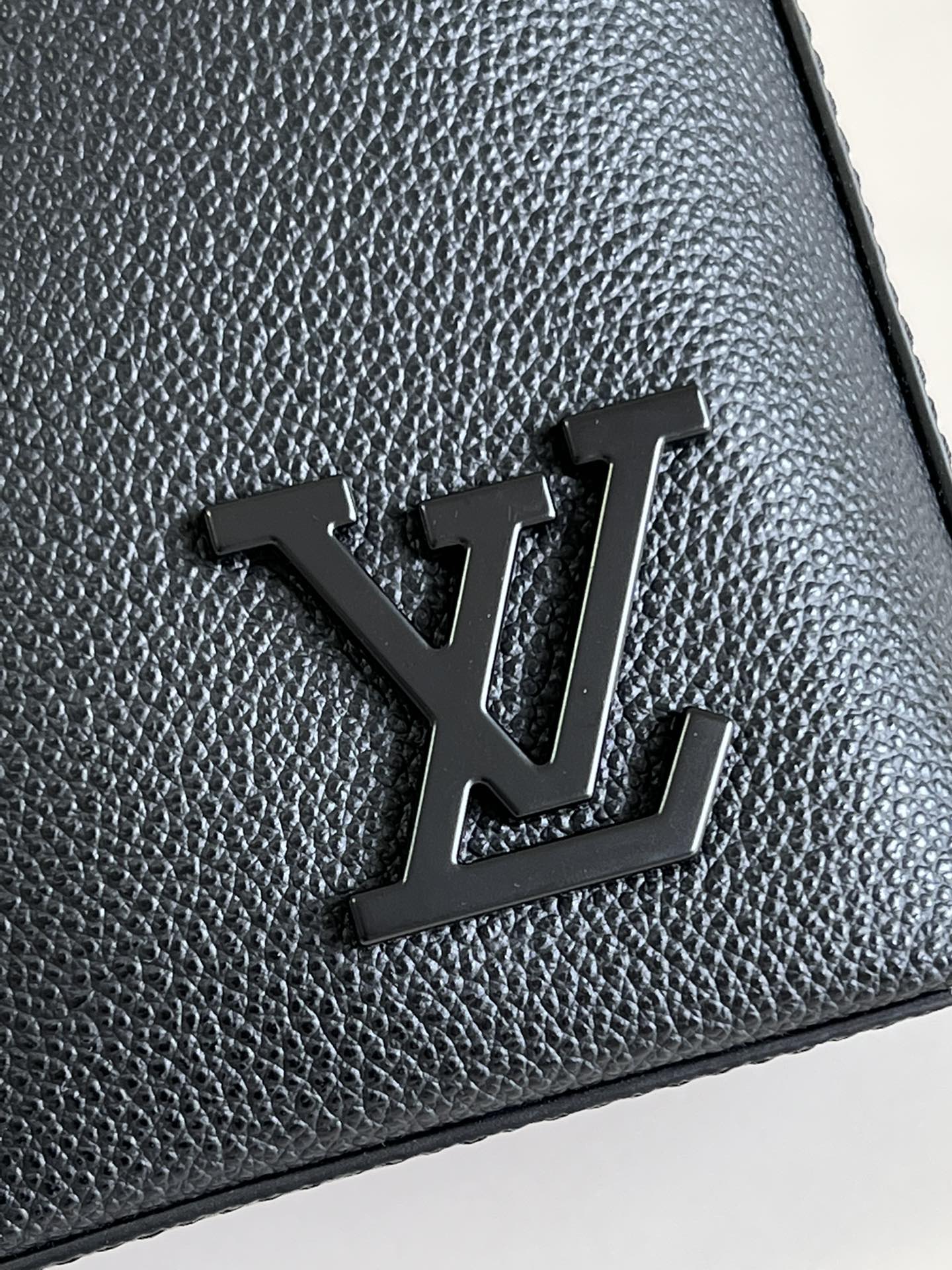 Louis Vuitton Armand Small Briefcase Bag - Black 42429 - Image 2