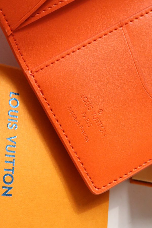 Louis Vuitton Multi-Purpose Pocket Wallet - Orange 39872 - Image 2