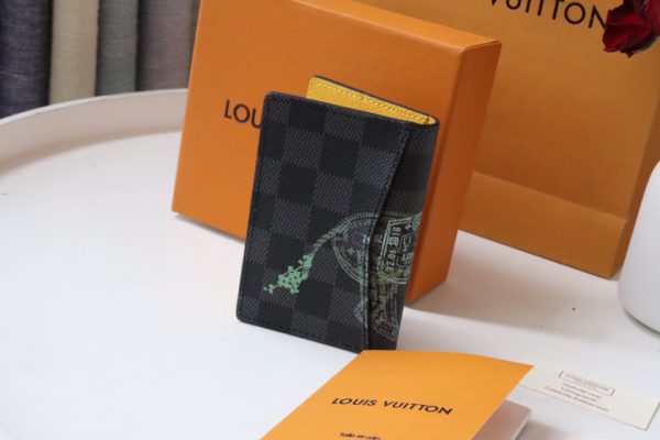 Louis Vuitton Passport Cover Damier Graphite Coated Canvas 53757 - Image 5
