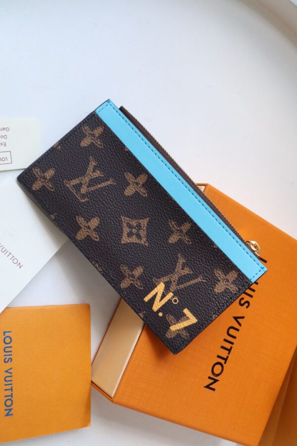 Louis Vuitton Virgil Abloh Blue Leather Monogram Trunk - Blue 68675 - Image 5