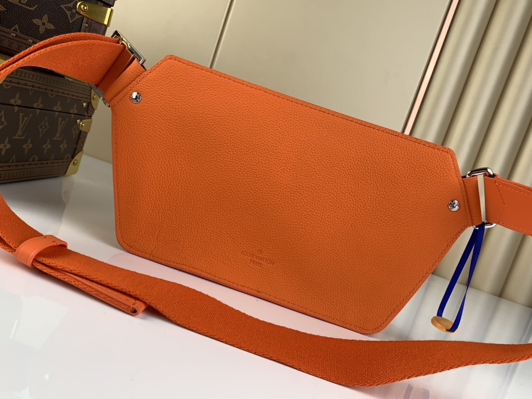 Louis Vuitton Aerogram Shoulder Bag - Orange 11011 - Image 4