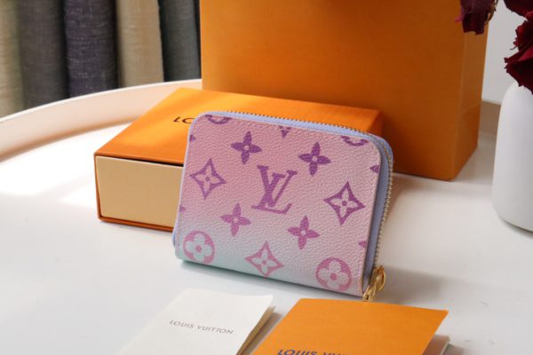 Louis Vuitton By The Pool Summer Small Zipper Coin Wallet 18723 - Image 5