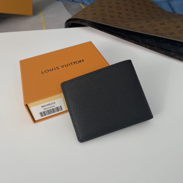 Louis Vuitton Aerogram Multiple Wallet - Black 96677 - Image 5