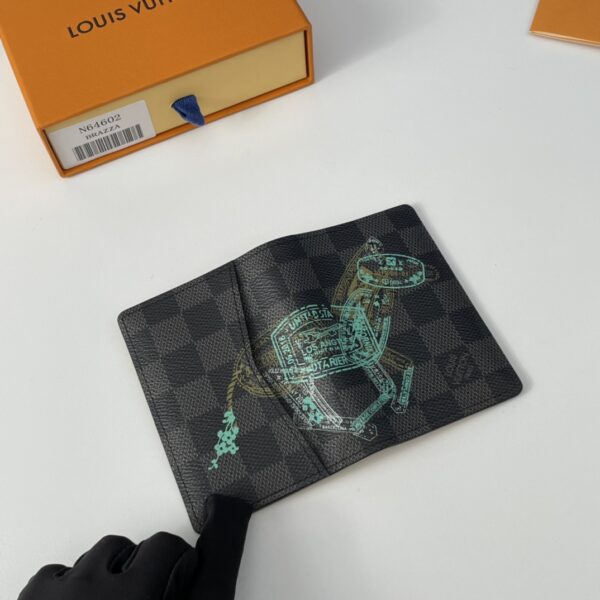 Louis Vuitton Card Holder Damier Graphite 46540 - Image 4