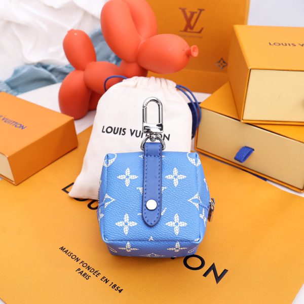 Louis Vuitton Small Bag Pendant Keychain Coin Purse 68410 - Image 5