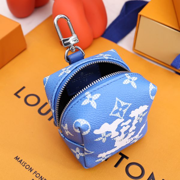 Louis Vuitton Small Bag Pendant Keychain Coin Purse 68410 - Image 3