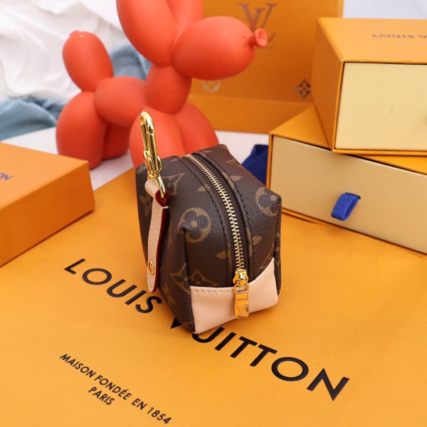 Louis Vuitton Small Bag Pendant Keychain Coin Purse 35359 - Image 2