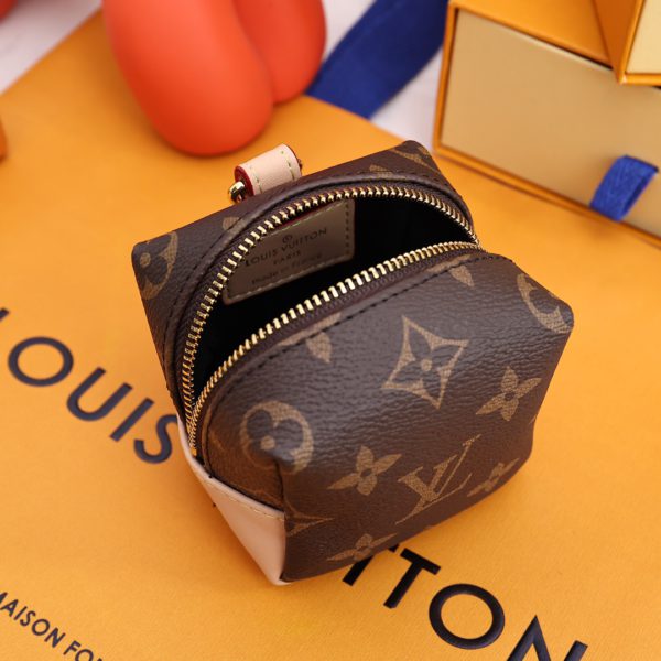 Louis Vuitton Small Bag Pendant Keychain Coin Purse 35359 - Image 4