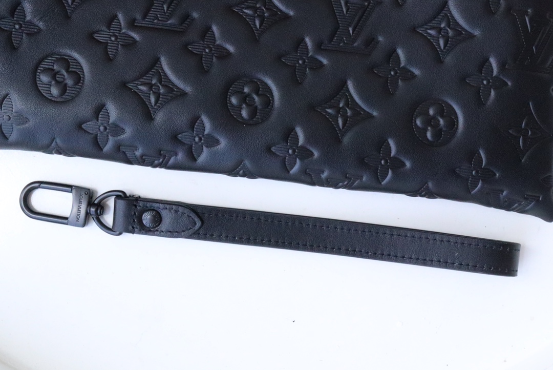 Louis Vuitton New Pochette To-Go Clutch Bag - Black 22182 - Image 3
