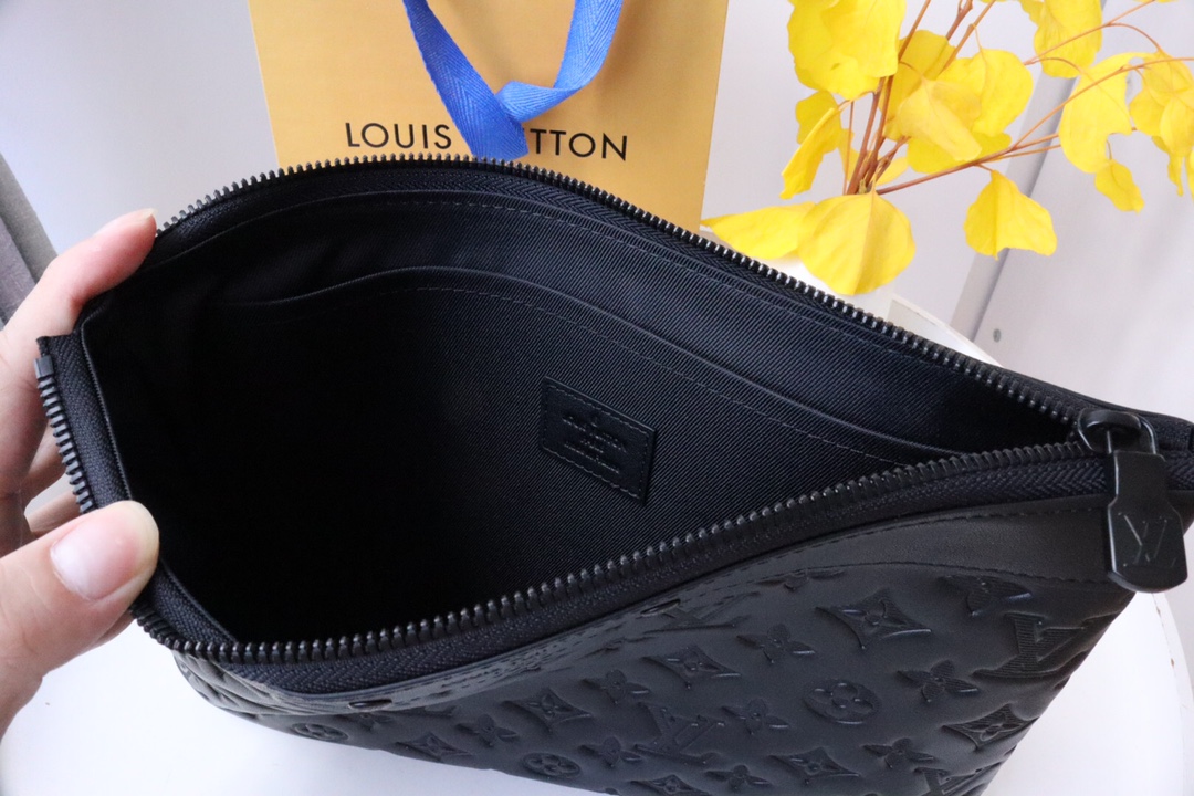 Louis Vuitton New Pochette To-Go Clutch Bag - Black 22182 - Image 4