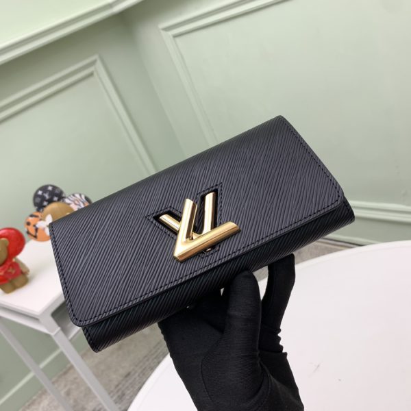 Louis Vuitton Twist Wallet - Black 80264 - Image 5