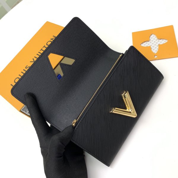 Louis Vuitton Twist Wallet - Black 80264 - Image 4