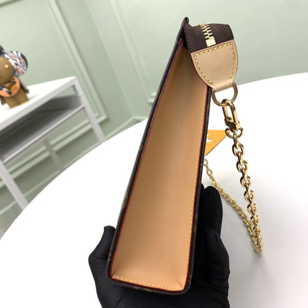 Louis Vuitton Toiletry Pouch On Chain Handbag - Brown 50724 - Image 3