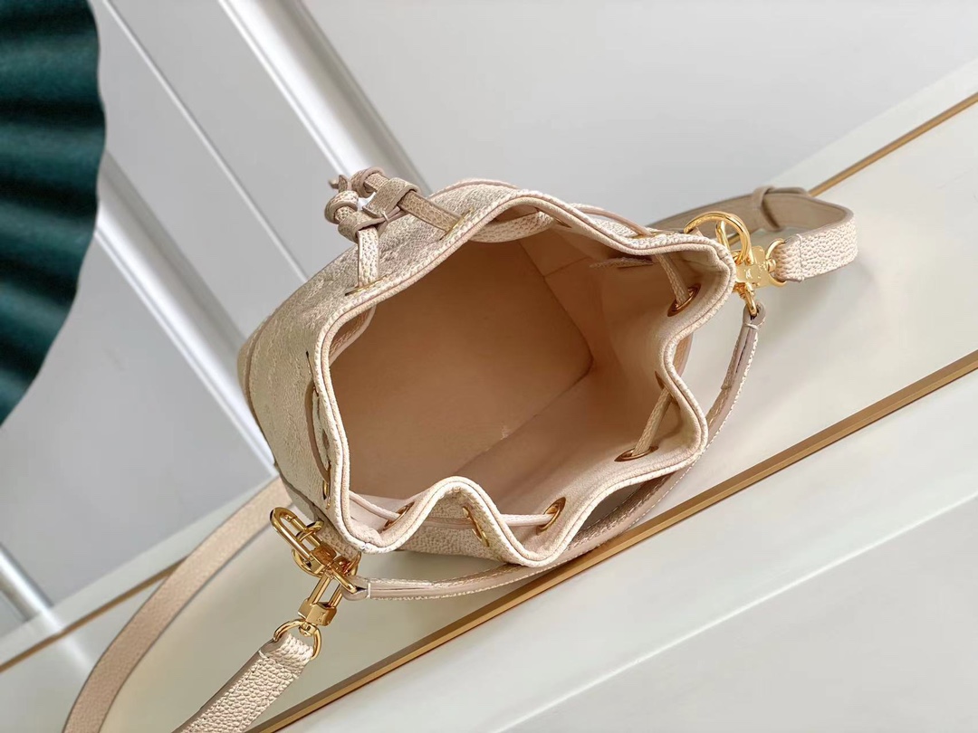Louis Vuitton Apricot Nano Noé Handbag - Skin 12969 - Image 2