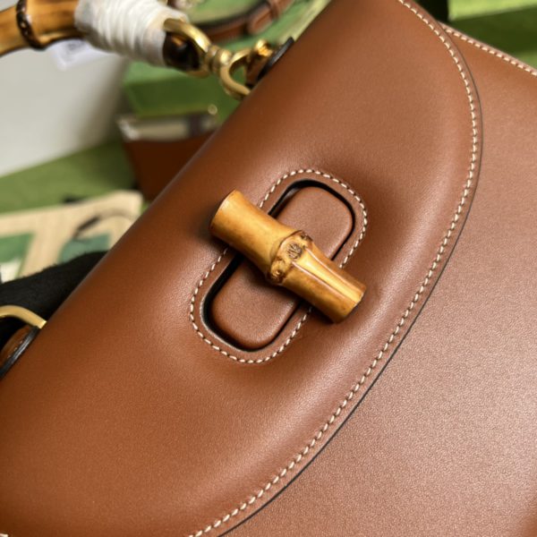 Gucci Bamboo 1947 Series Small Handbag 25009 - Image 5
