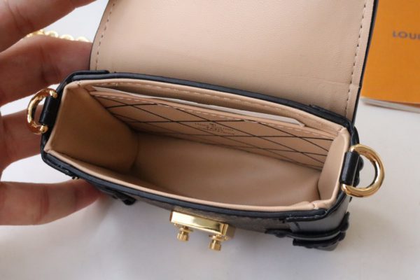 Louis Vuitton Trunk Chain Bag - Black 36487 - Image 3