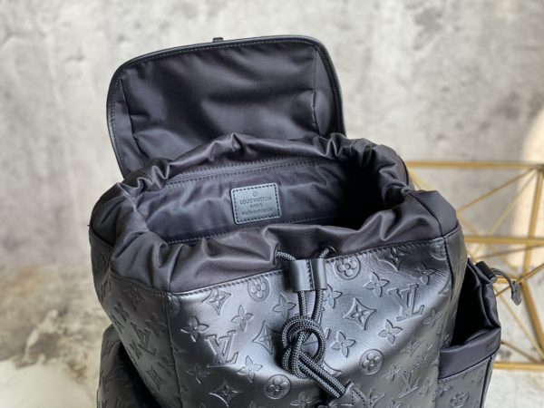 Louis Vuitton Embossed Discovery Backpack - Black 55991 - Image 2