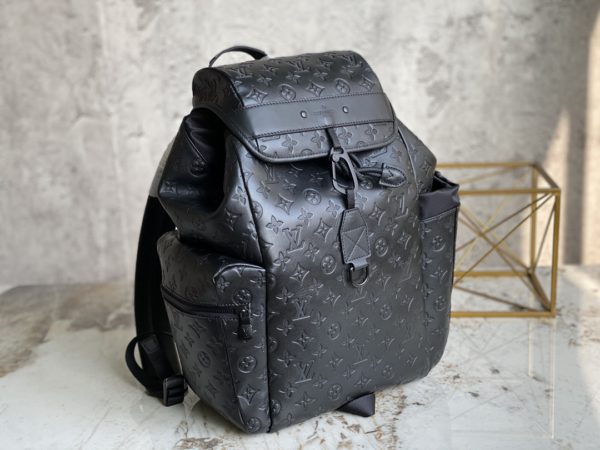 Louis Vuitton Embossed Discovery Backpack - Black 55991 - Image 5