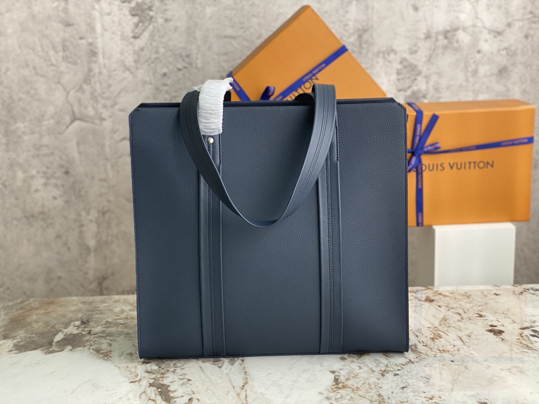 Louis Vuitton Aerogram Tote Bag - Blue 42190 - Image 4