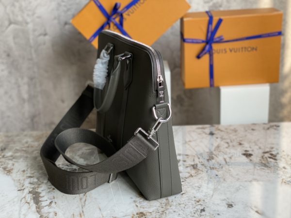 Louis Vuitton Armand Small Briefcase Bag - Gray 68231 - Image 5