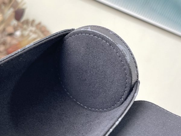Louis Vuitton 3 Watch Case Monogram Eclipse Canvas - Black 89063 - Image 2