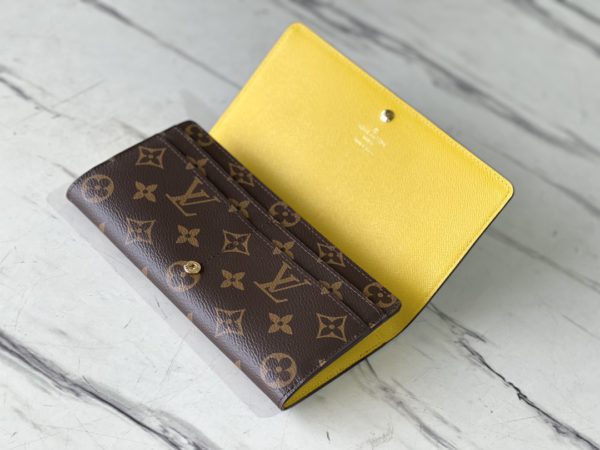 Louis Vuitton Damier Ebene Canvas Sarah Wallet 92637 - Image 2