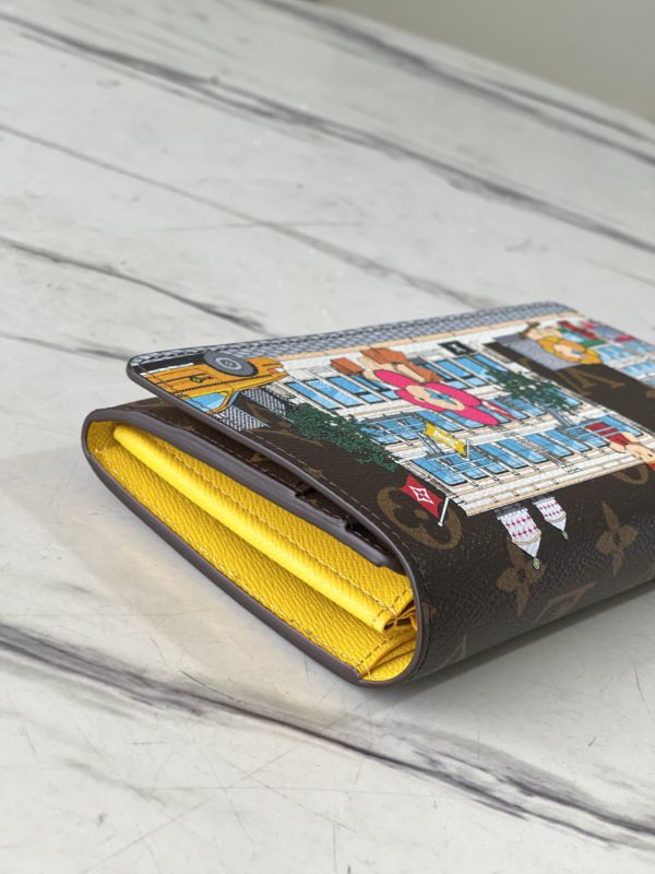 Louis Vuitton Damier Ebene Canvas Sarah Wallet 92637 - Image 3