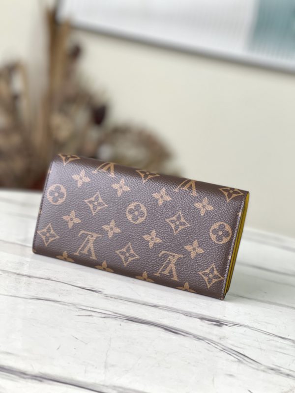 Louis Vuitton Damier Ebene Canvas Sarah Wallet 92637 - Image 6