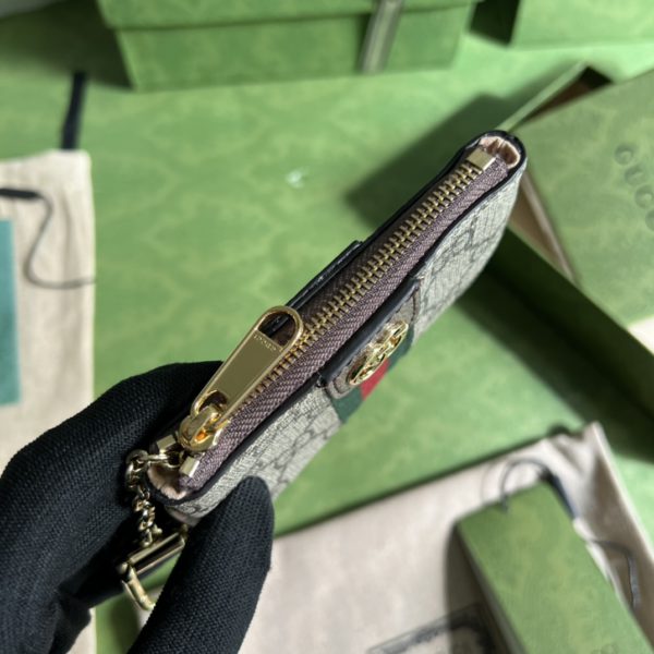 Gucci Beige/Brown GG pattern Wallet 37821 - Image 5